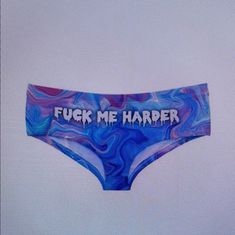 Colorful Graphic Print Bikini Bottoms